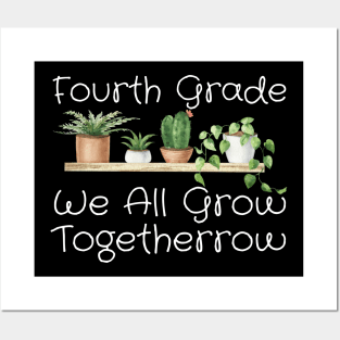 Fourth Grade We All Grow Together Posters and Art